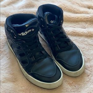 Adidas high top basketball sneakers